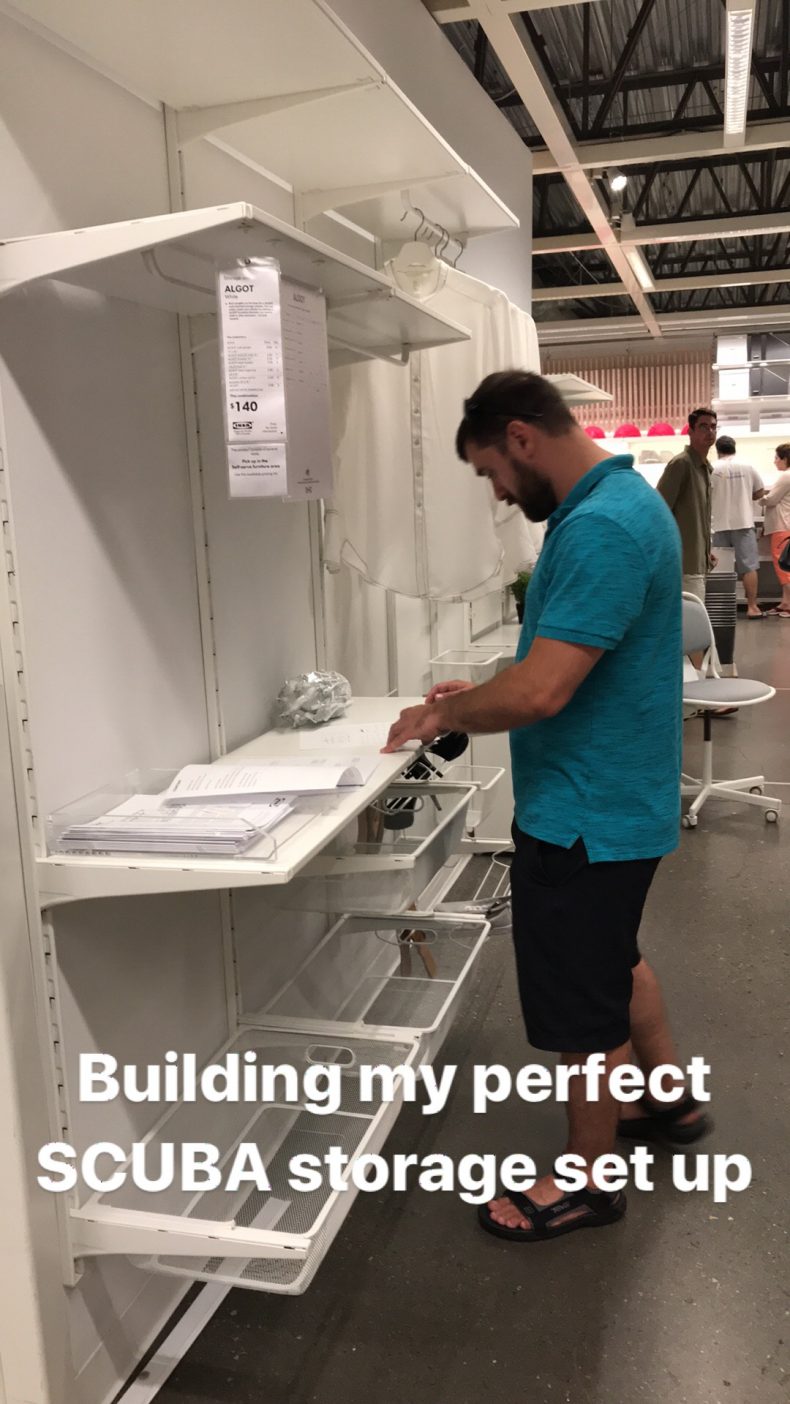 The Dive Locker OneStop Custom Dive Gear Storage Pink Lady Diving